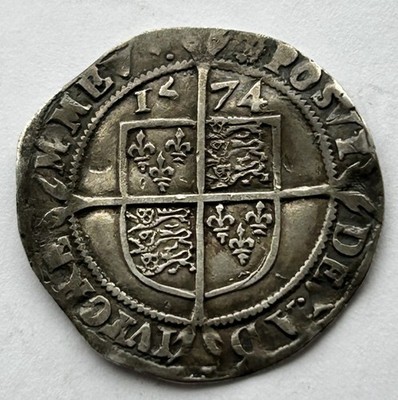1574 Elizabeth I Silver Sixpence Coin mm Eglantine | eBay