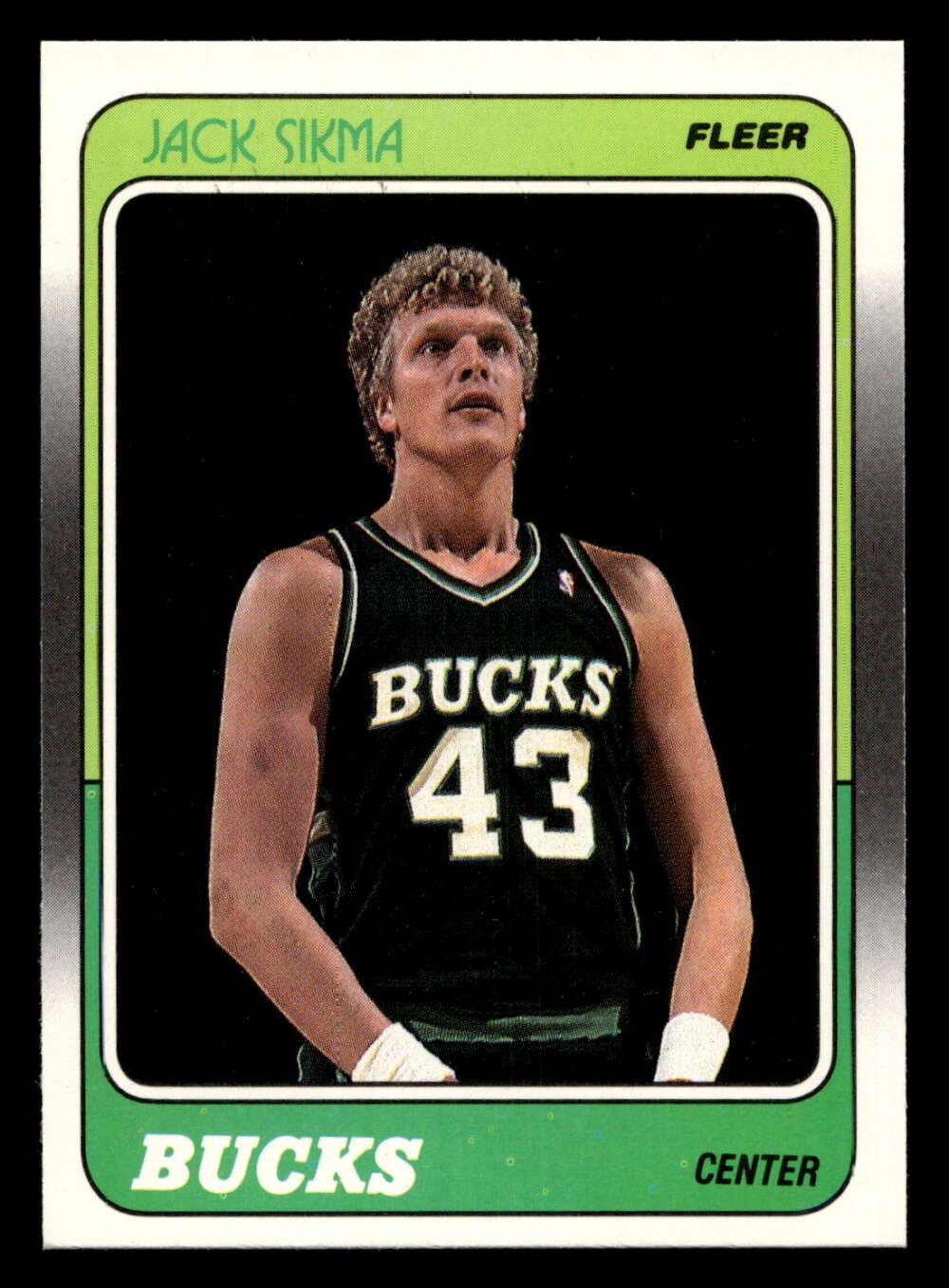 1988-89 Fleer #76 Jack Sikma Near Mint+ Bucks Basketball ID: 510072
