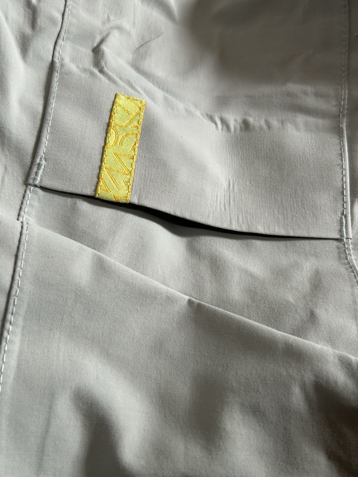 TREW Gear Ski Jacket Grey Neon Color Coat Large L Unisex Winter Sports Jacket