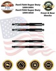 FCS Auto Parts Front & Rear Shocks For Ford F250 F350 Super Duty 1999-2016
