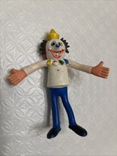 Lot of 5 Vintage Bendable Jack In The Box Toy Figures 1970's Imperial Hong Kong