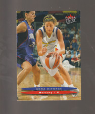 anna deforge 2003 ultra wnba base,nebraska ,niagara wi,phoenix mercury card #51