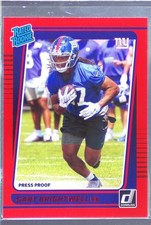 2021 Donruss Gary Brightwell Press Proof Red RC #313 Giants