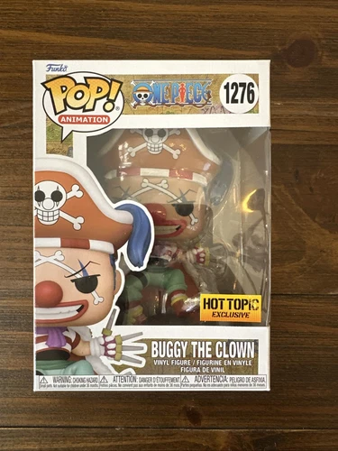 Funko Pop! One Piece: Buggy The Clown #1276 - Hot Topic (Exclusive) w/Protector