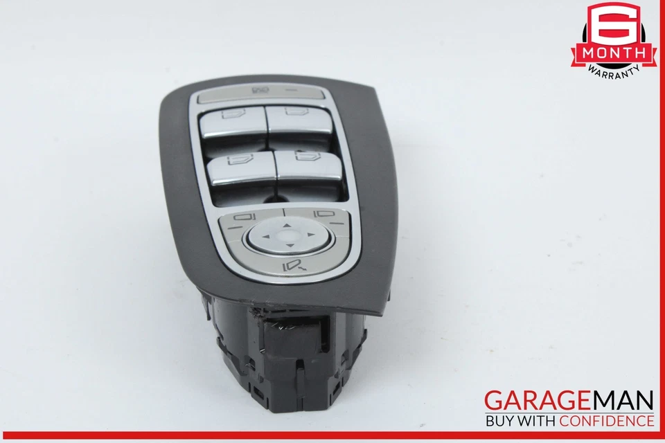 Interruptor de control de ventana de puerta delantera izquierda 15-20 Mercedes W205 C300 GLC43 OEM Foto 3 de 4