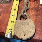 Vintage Brass Lock Dug Hunting Civil War Relics Fram