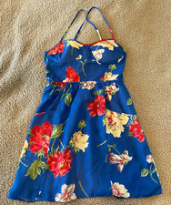American Eagle Multicolor Floral Padded Lined Adjustable Strap Sundress Size S