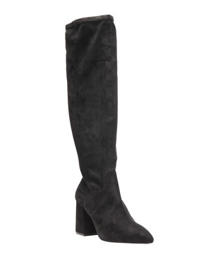 RRP  140 CARVELA Knee High Boots EU 36 UK 3 US 6 Suede Effect Flare Heel