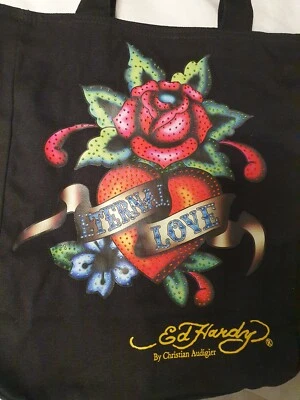 Sac Toile Ed Hardy By Christian Audigier - Photo 1/4