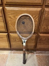 Chris Evert Autograph Speed Flex Fibre Face Wilson Old Wood Tennis Racket Cover