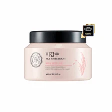 [THE FACE SHOP] Rice Water Bright Facial Cleansing Cream - 400ml / Free Gift