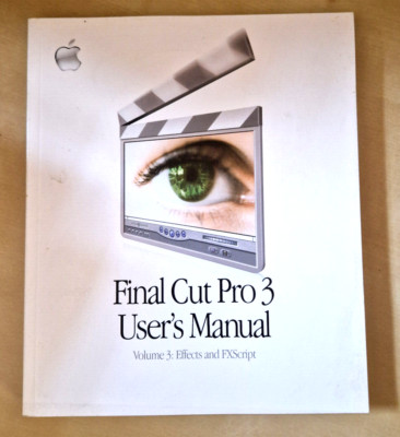 Final Cut Pro 3 Bedienungsanleitung Band 3