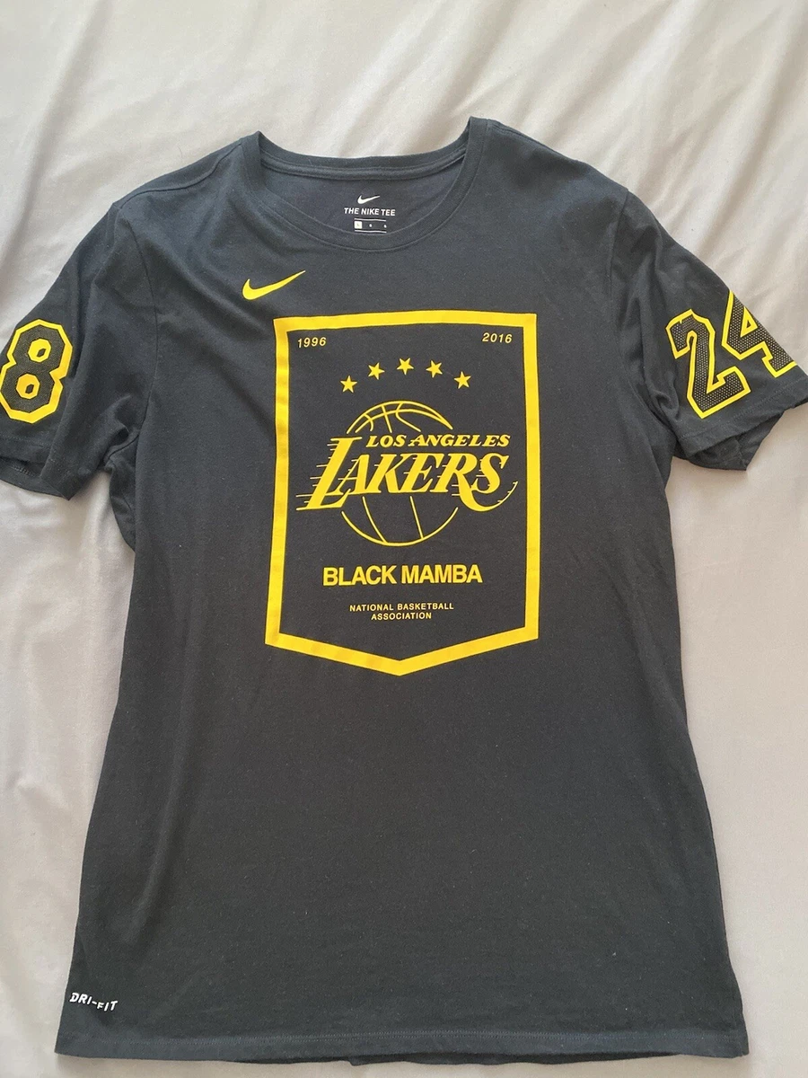 Kobe Bryant # 24 and 8# Lakers Basketball T-Shirt - Mymancave Store