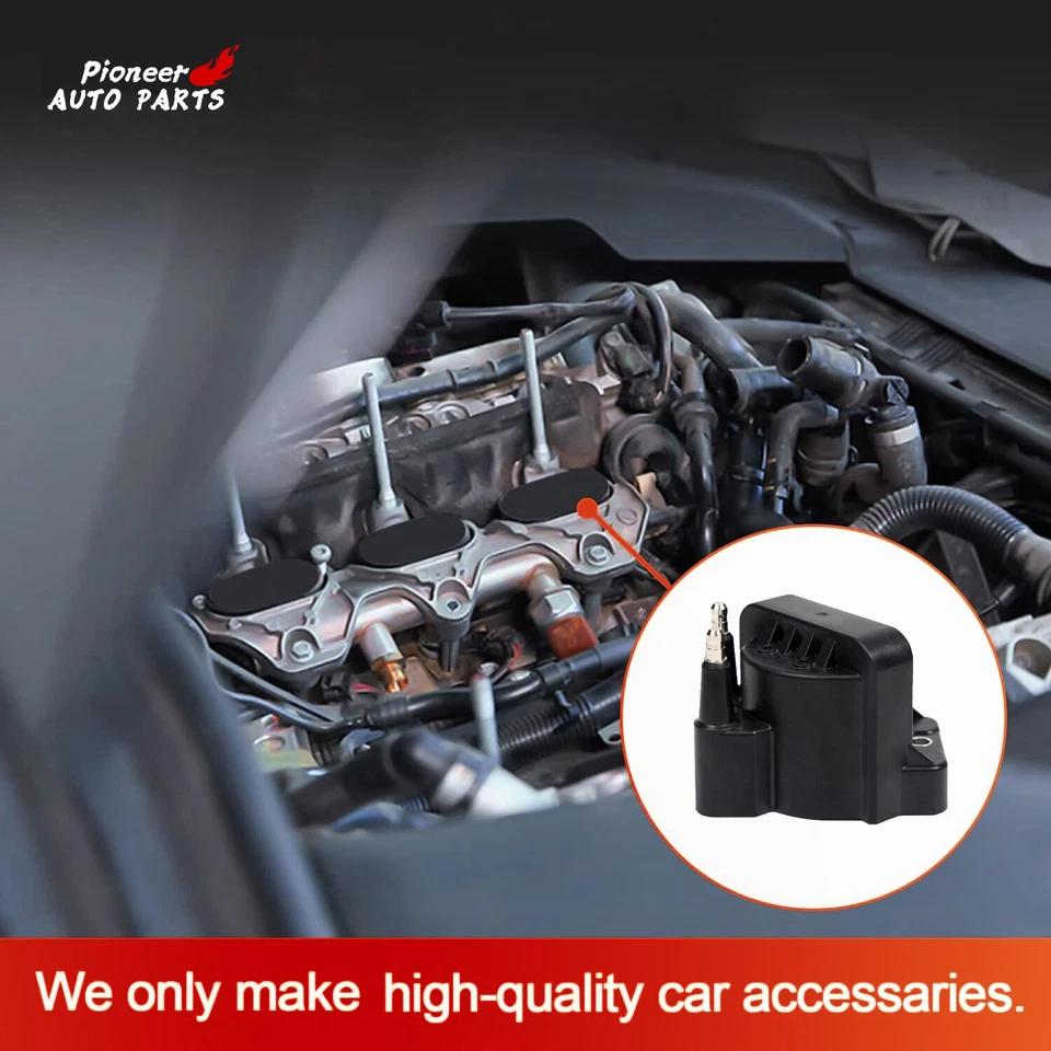 3 Ignition Coil+6 Spark Plug+Wire Set for Buick Cadillac Oldsmobile Pontiac DR39 Foto 2 de 4