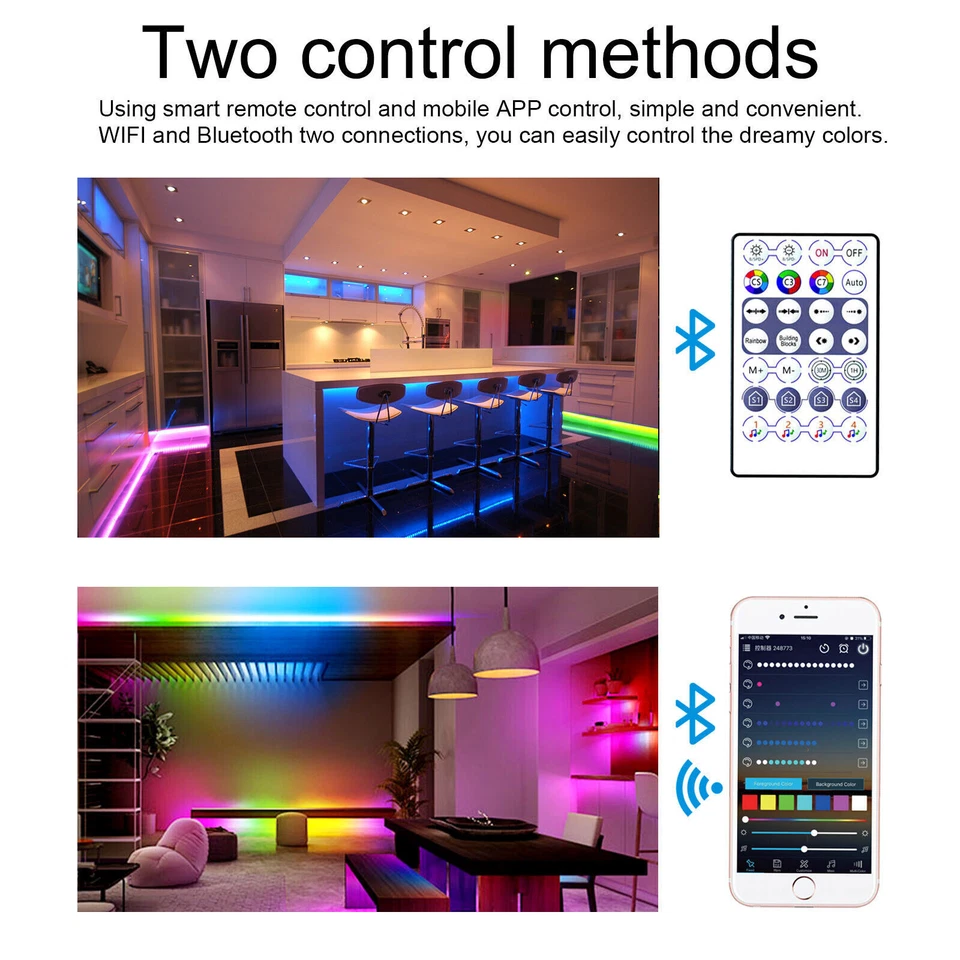 WIFI Controller RGB APP Steuerung für LED Streifen WS2811 IOS Android Echo Alexa - Bild 2 von 4