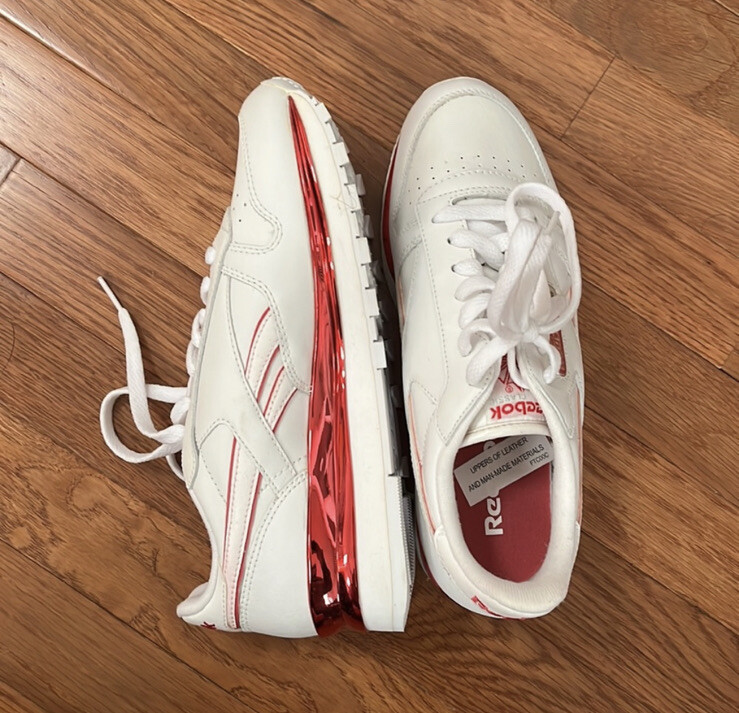 New Redbox classic walking sneaker metallic red Men