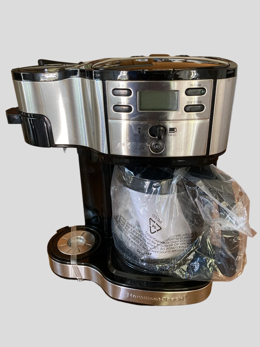 Hamilton Beach 2Way Brewer, Single Serve Or 12 Cup Coffee, 50 OFF