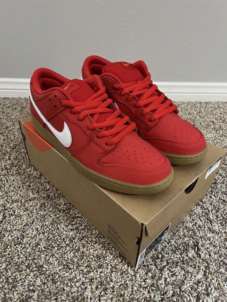 Size 13 - Nike Dunk Pro SB Low University Red Gum for sale online