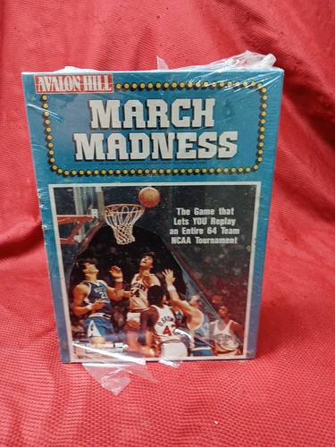 Brand new Factory sealed 1990 Avalon Hill March Madness Basketball Game
