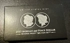 2023 Morgan and Peace Dollar Two-Coin Reverse Proof Set