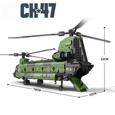 1451pcs CH-47 Transport flugzeug Bausteine Set DIY Hubschrauber Kämpfer Modell