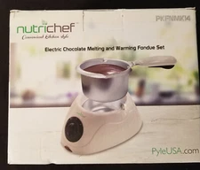 Nutrichef Electric Chocolate Melting & Warming Fondue Set: PKFNMK14