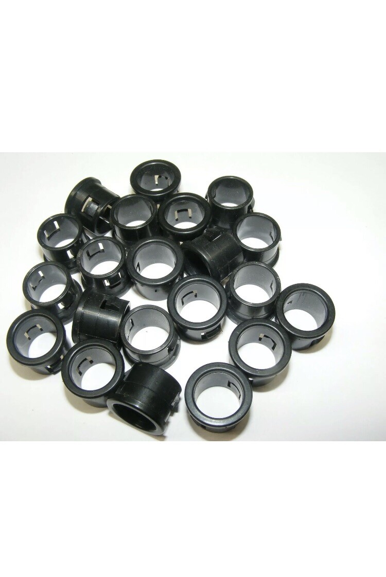 (50 Pack)!! SB625500 5/8" HOLE HEYCO BLK NYLON SNAP BUSHING CABLE