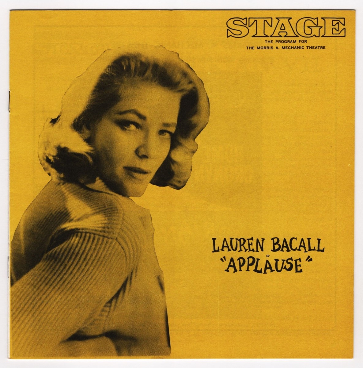 アート・デザイン・音楽 APPLAUSE RECORDS OFFICIAL BOOK / LAREINE Lauren Bacall 