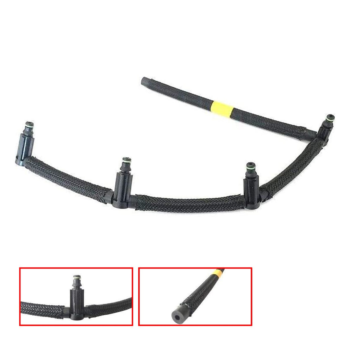 Tuyau De Retour Carburant Diesel Pour Peugeot 206 207 307 308 1.6 HDI | Réf. OEM 1574Q5, 1441256, 3M5Q-9K022-DC | Compatible 2004-2018