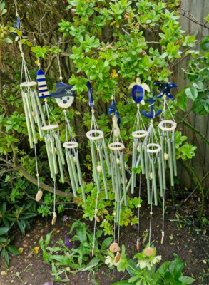 Windspiele 5 Röhren Indoor Outdoor Garten nordisches Motiv