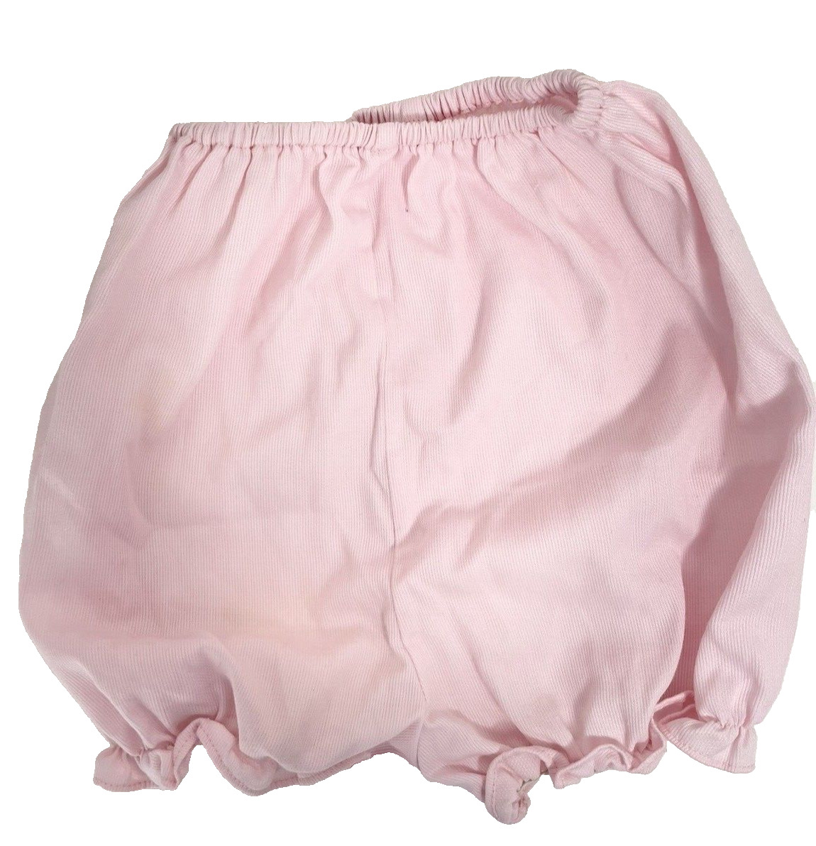 Vintage baby pink bloomers elastic waist and legs… - image 1