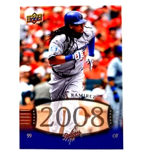 Manny Ramirez 2008 Upper Deck Timeline Card #224 MLB Los Angeles Dodgers