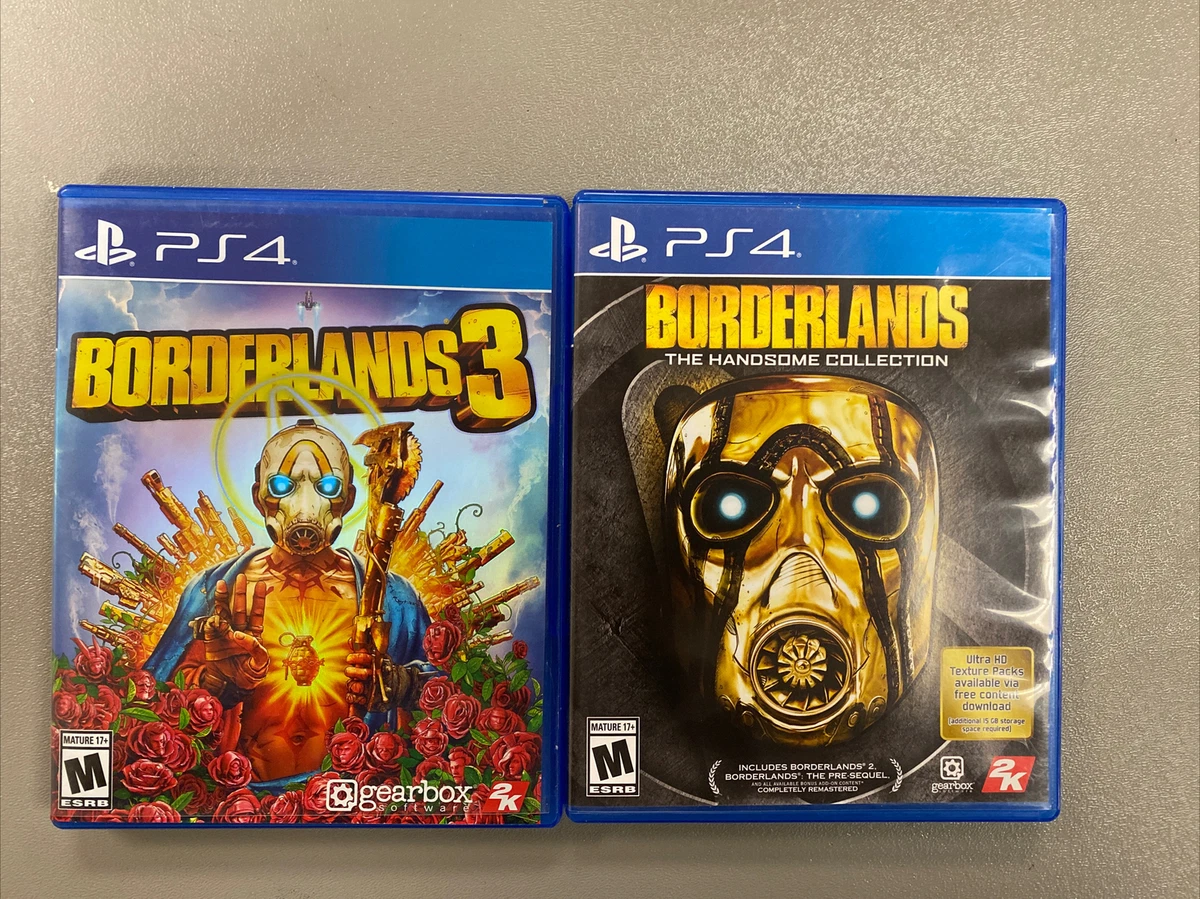 Borderlands PS4 Game Lot Handsome Collection And Borderlands 3