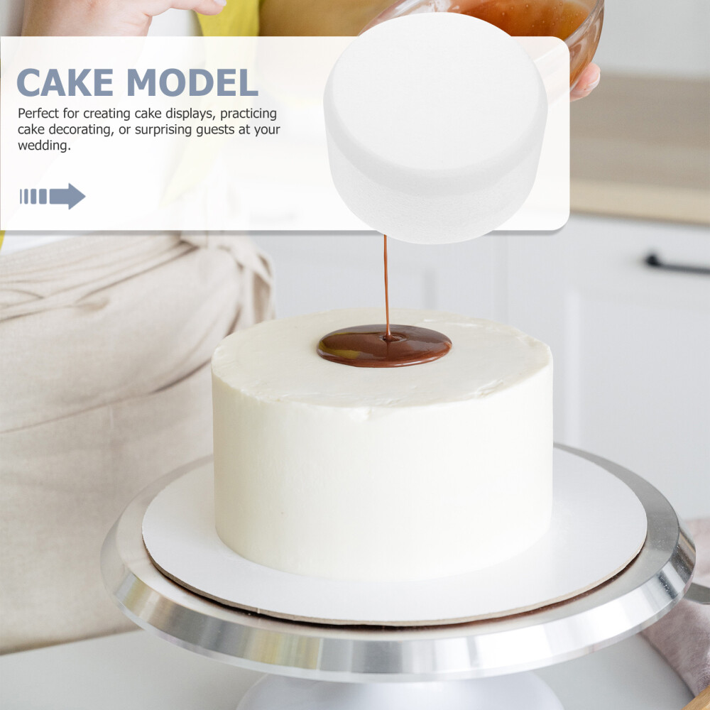 2x Round Dummy Decor Round Cake Dummies eBay