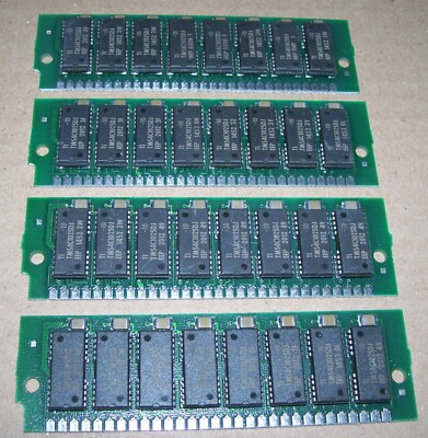 NEW Atari 520 1040 STE Mega STE Speicher 4 x 1MB 30 Pin Simms 4MB