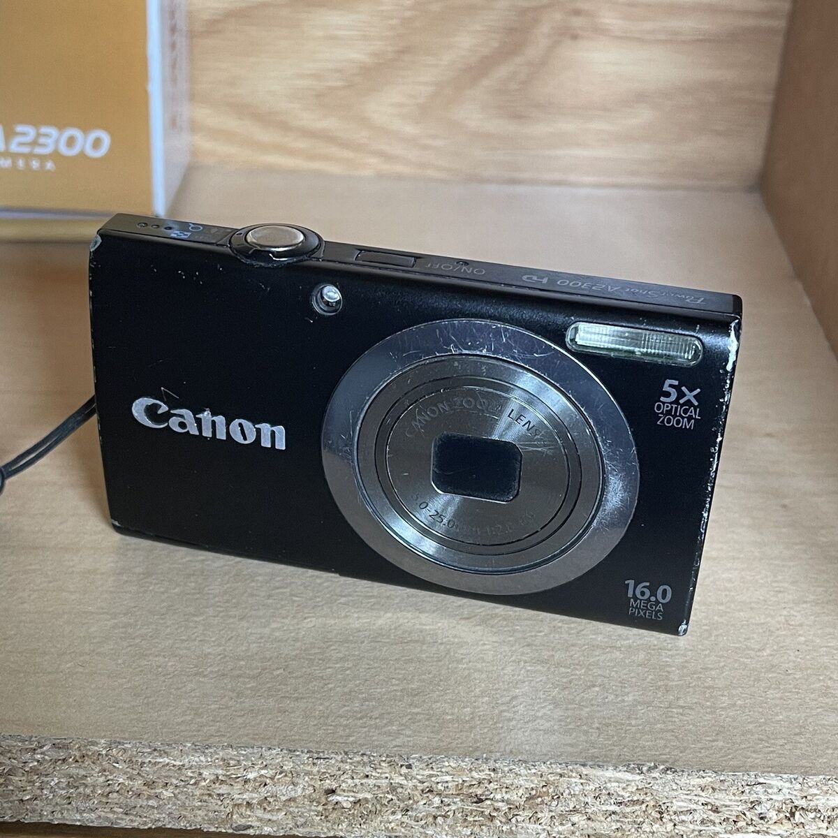 Canon Powershot A2300 HD Digital Camera + Battery - TESTED Canon Powershot A2300 HD Digital Camera + Battery - TESTED