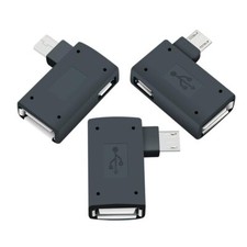3 Pack OTG Cable Adapter for Fire TV Stick 4K Micro USB to USB OTG Adapter