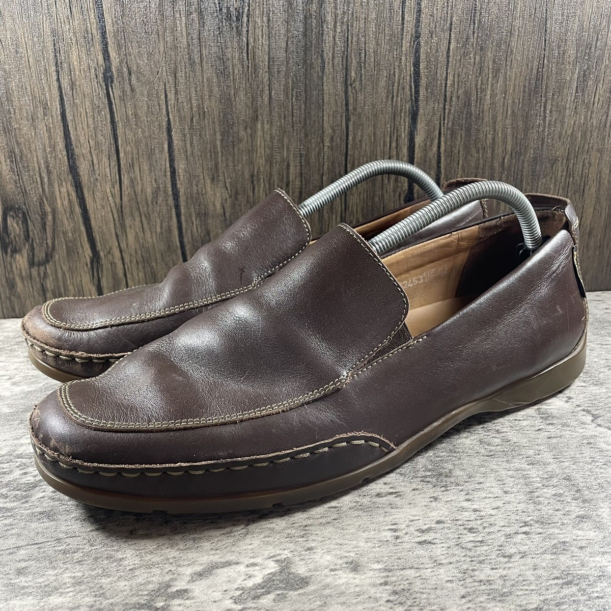 Mephisto Edlef Cool Air Casual Loafers Shoes Brown Leather  display picture 1