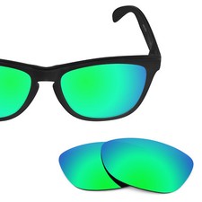 Revant Replacement Lenses for Oakley Frogskins - Emerald Green Polarized