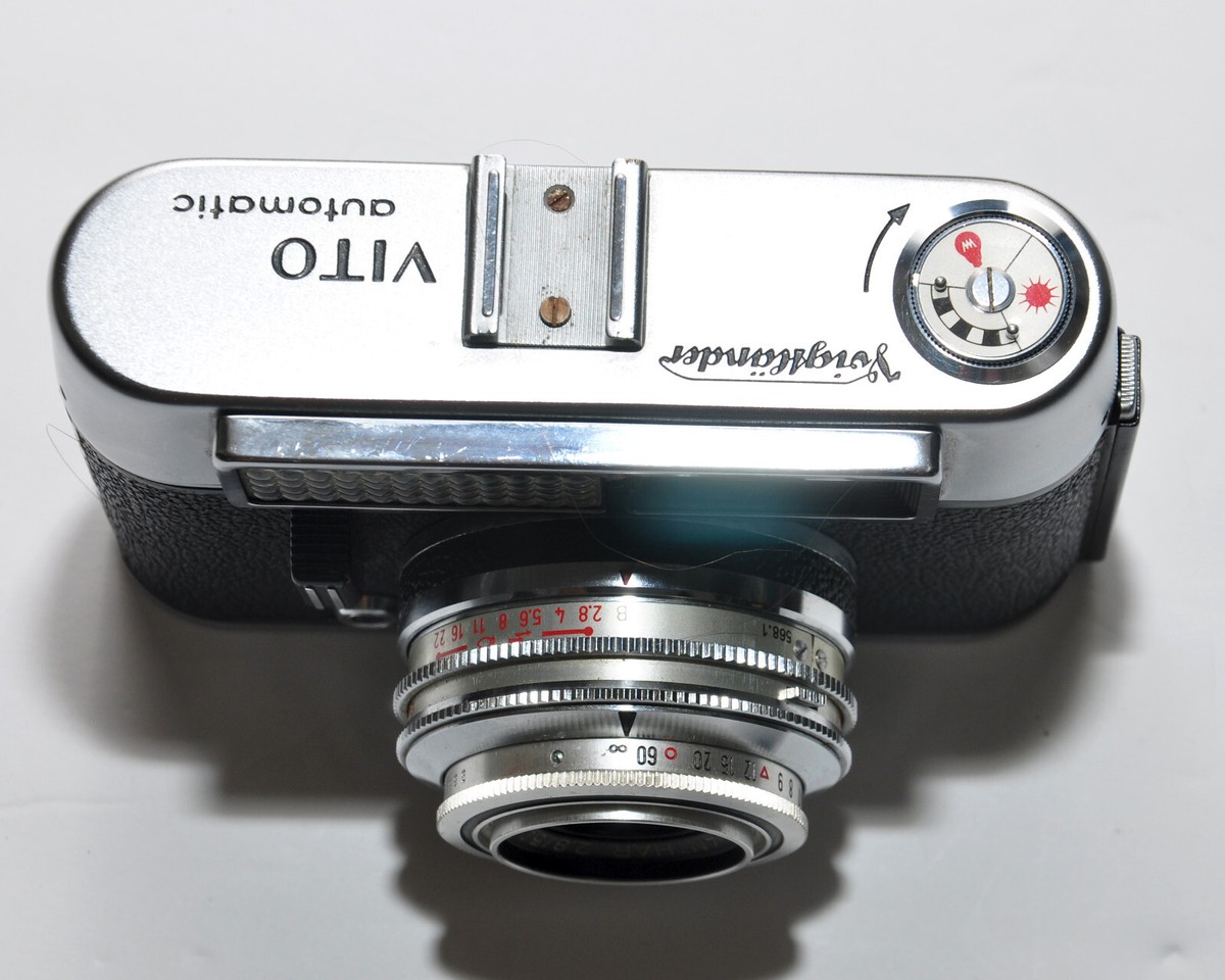 Voigtlander VITO Automatic 35mm Film Camera w/Lanthar 50mm f2.8