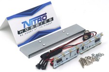 Nitro Hobbies Police Led Car Roof Top Light Bar Kit W 9 Flash Mode Slash 4x4