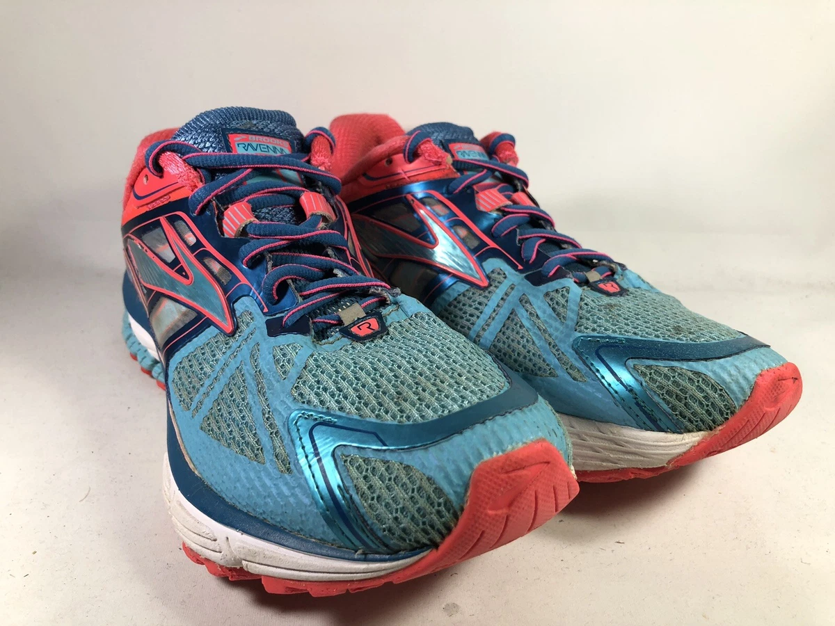 Brooks Ravenna 6 Women s Athletic Shoes Size 10 Blue Pink