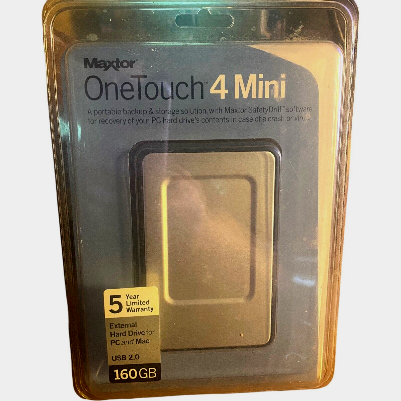 Maxtor External Hard drive 160 GB USB 2.0 One Touch 4 Mini  Encryption Software-image