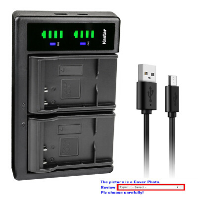 Kastar Battery LTD2 USB Charger for Haier DV-V90 Hnsat DDV-A60 DDV-80 DDV-81