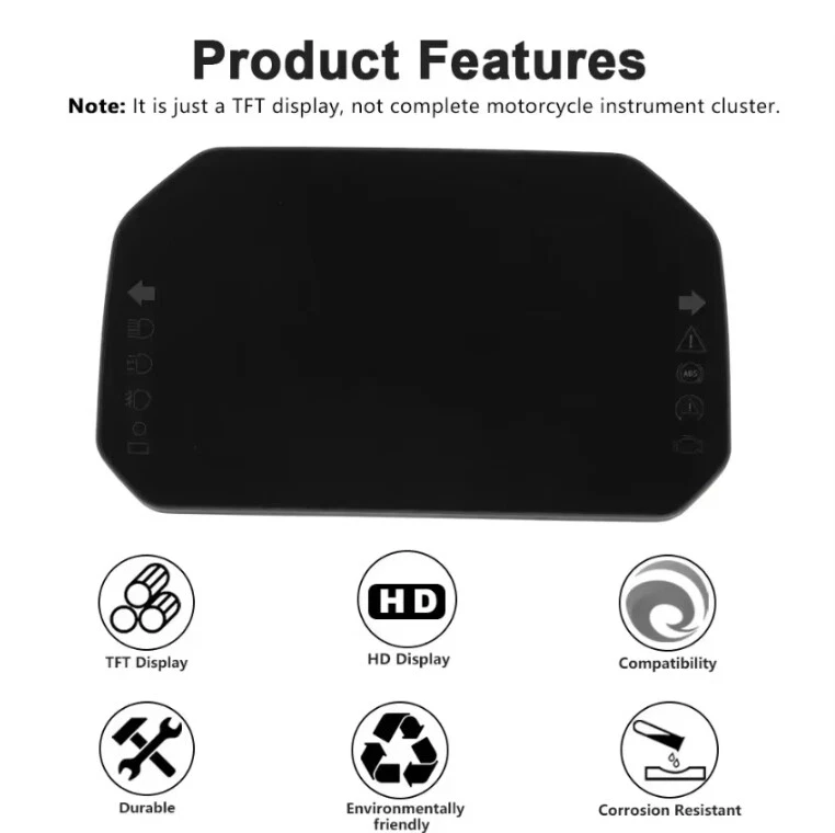 Pantalla LCD Cristal TFT Motocicleta Para BMW F750GS S1000XR R1200GS F850GS R1250RS Foto 2 de 4