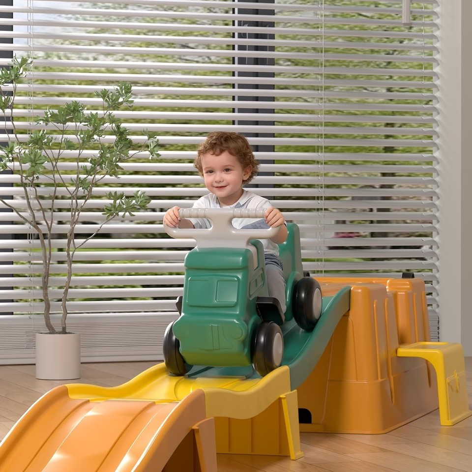 Up & Down Roller Coaster Kids Toy Ride On Push Car Indoor/Outdoor Plays ...