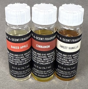 Invent-a-Scent Home Baked Candle Fragrance Oil(Baked Apple, Cinnamon, Sweet Van)