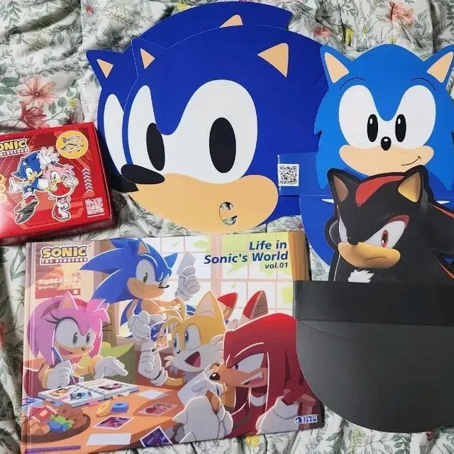 Sonic the Hedgehog Artbook, Puzzle, Paper Hat Set