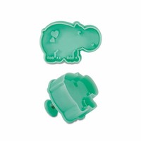 StäDter PräGe-Ausstecher Mit Auswerfer Nilpferd Ausstechform PläTzchenform 6 Cm