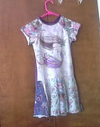 Mermaid Dress Twirly Custom Made Sea Life Purple/Lite Blue Short Slv Girl 6-7Yrs — photo 2